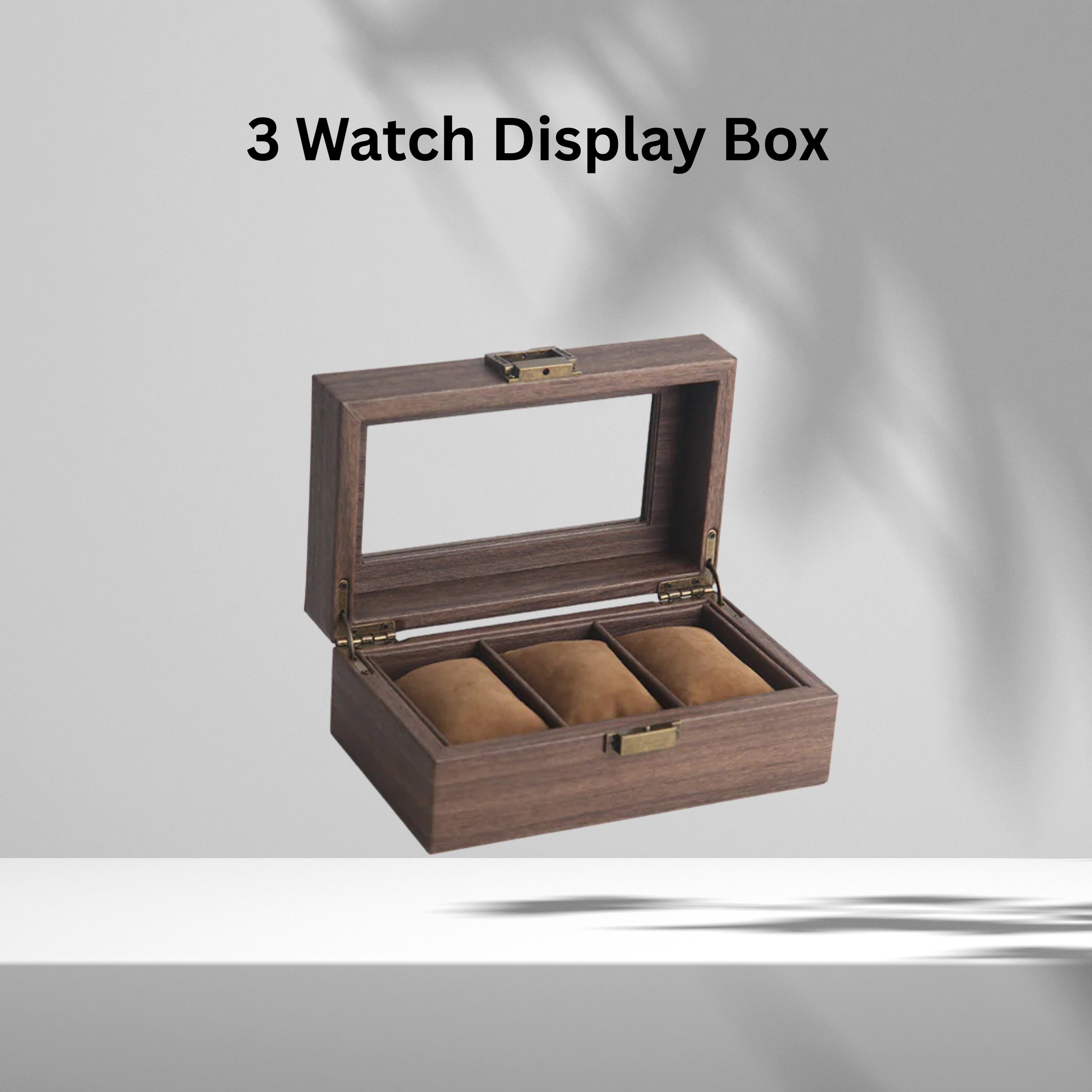 Wood Grain Watch Box, 2 - 12 Sizes