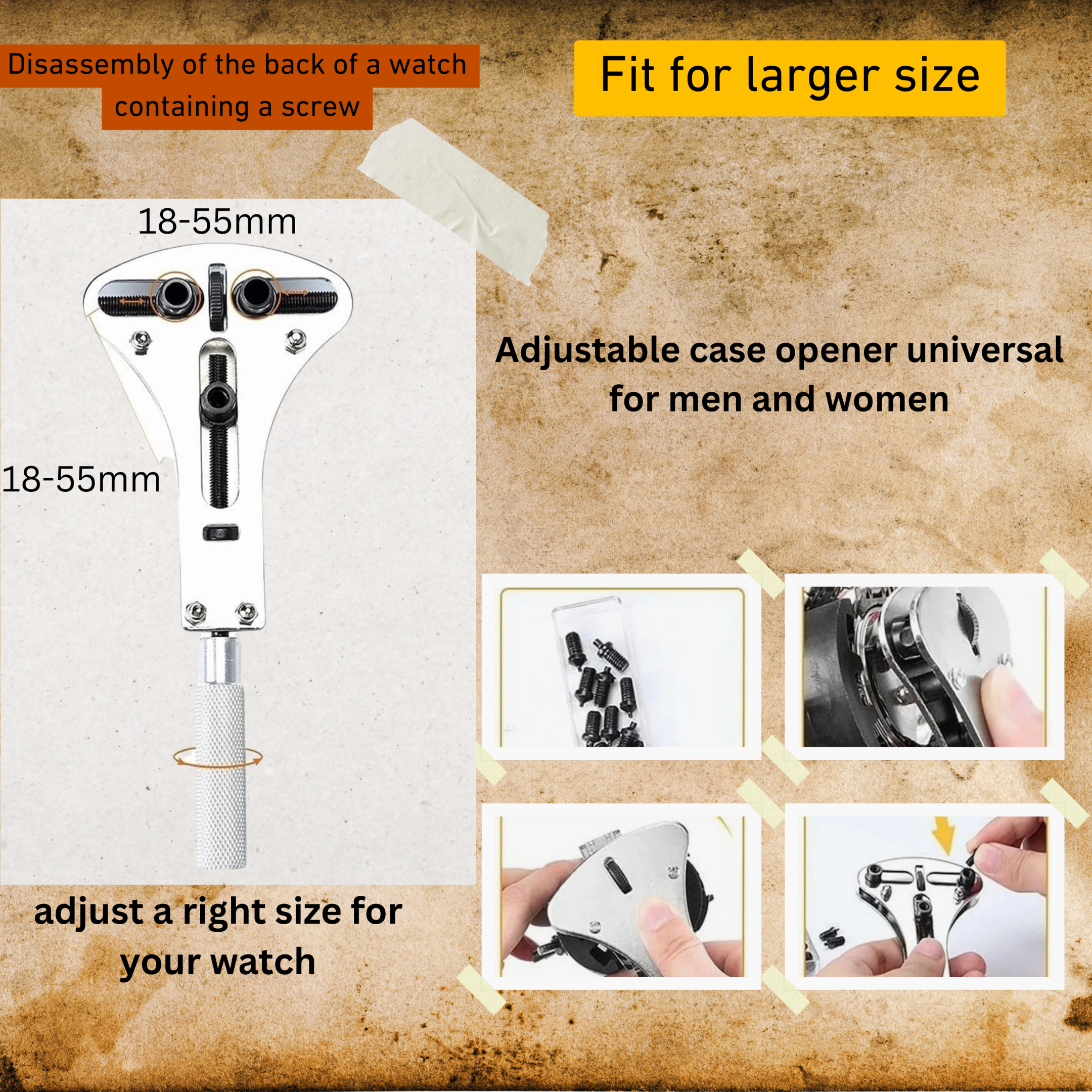 Premium 149-Piece Watch Maintenance Set