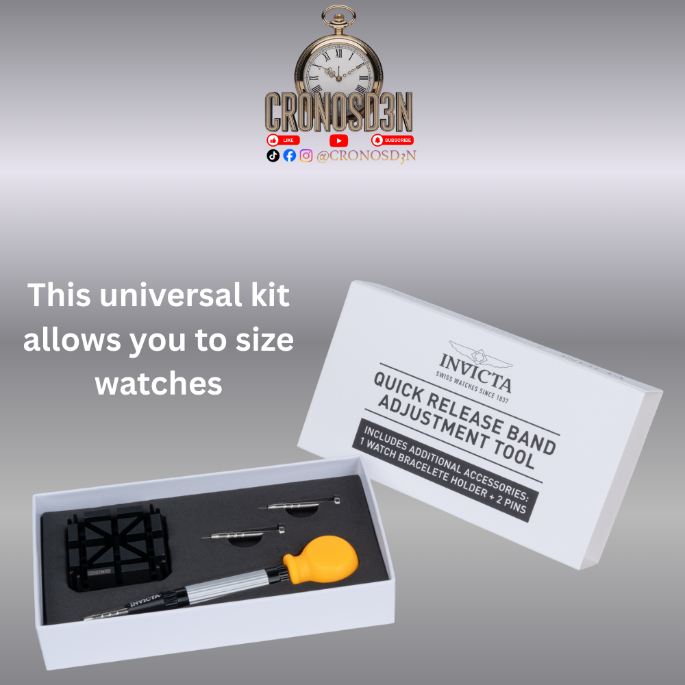 Invicta Flexible Band Tool W/ 2 Pins + 1 Watch Bracelet Holder